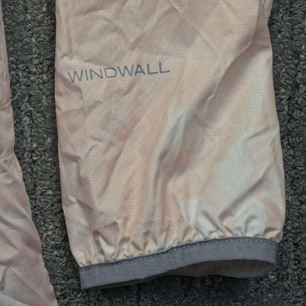 The North Face Fanorak Womens M Windwall Packable Anorak Jacket Pink Tie Dye